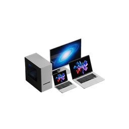 Desktops, laptops & All in one (AIO)